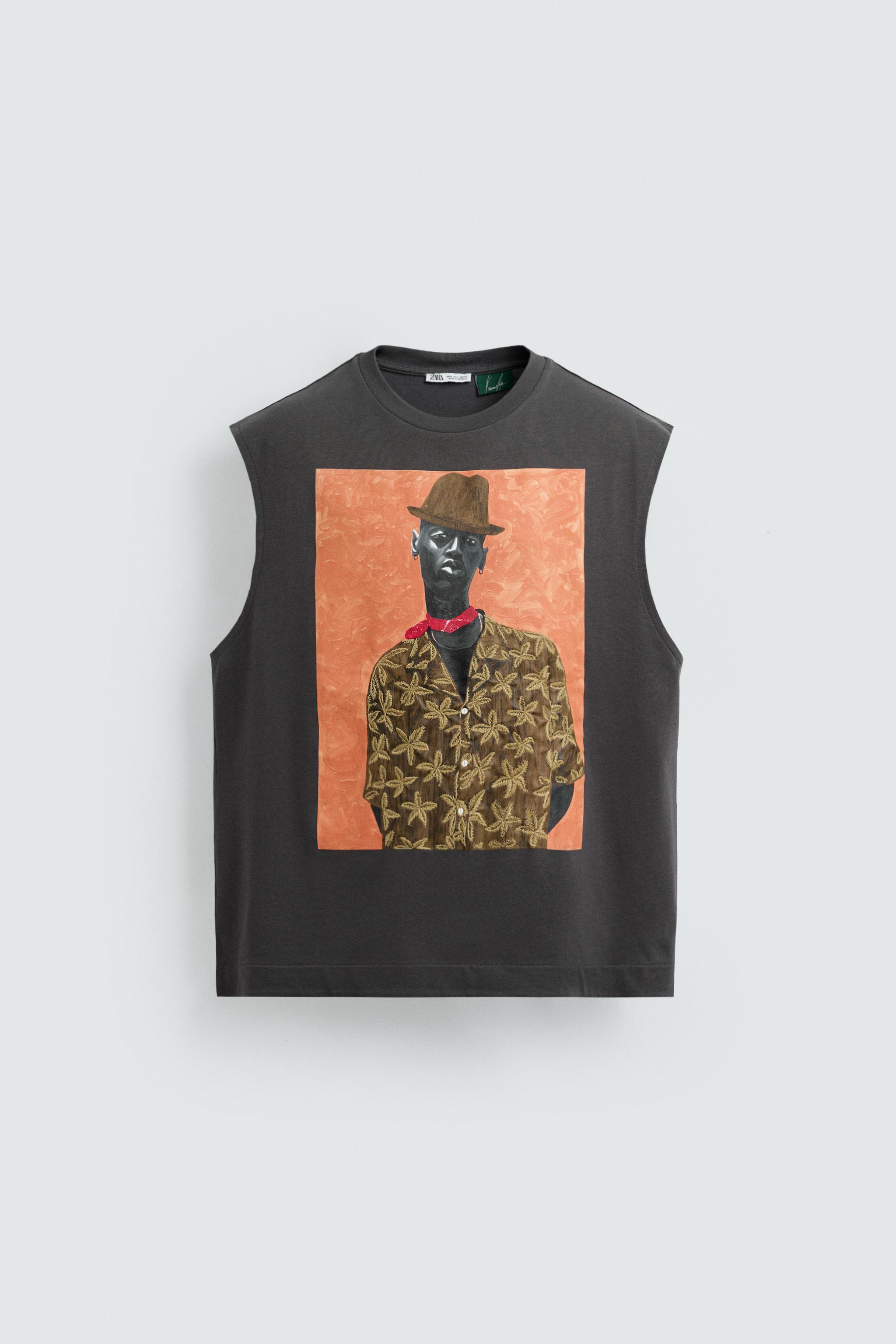 EMBROIDERED PRINT TANK TOP © OTIS KWAME KYE QUAICOE